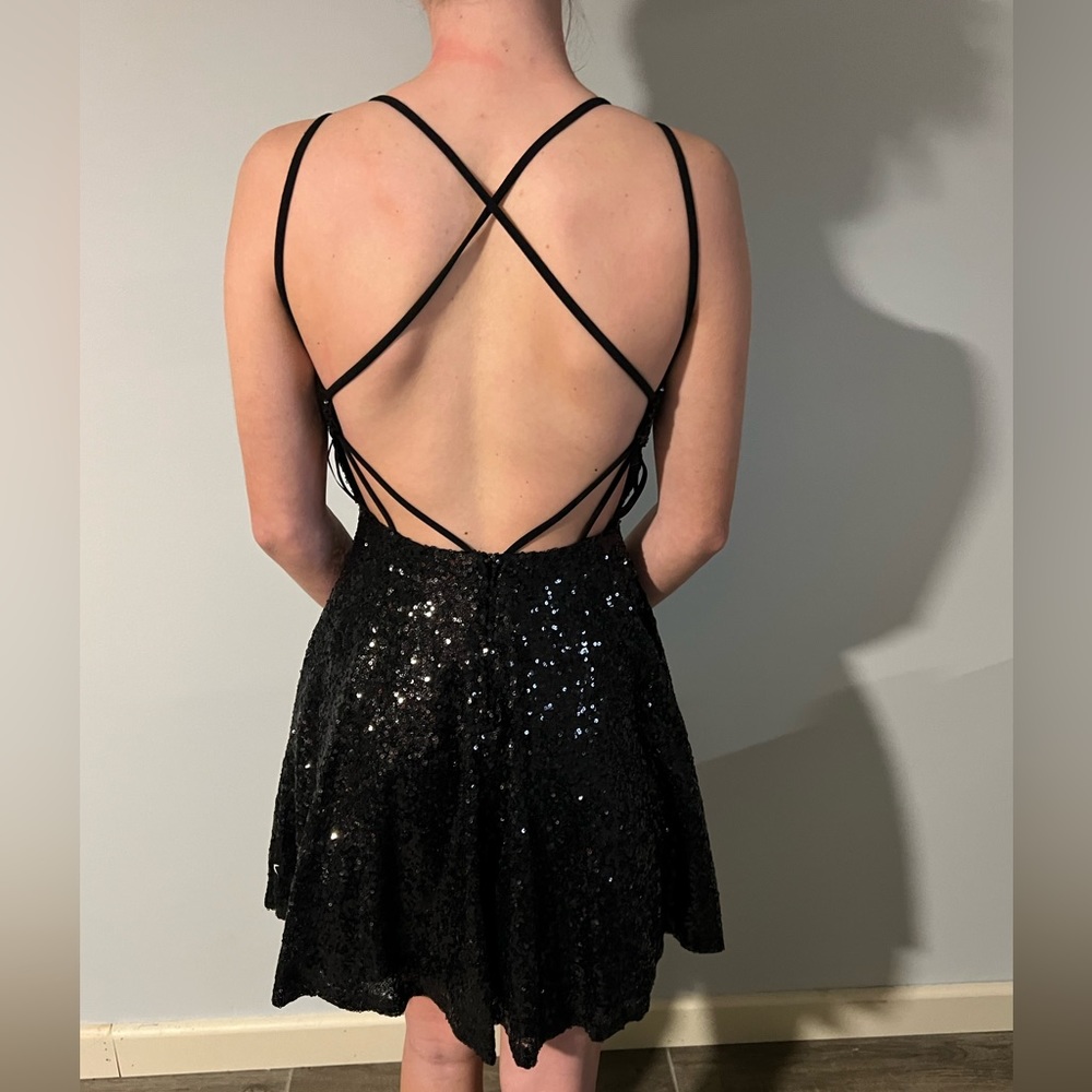 black formal dress